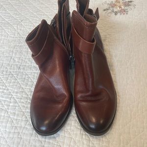 Dark brown Vince Camuto booties